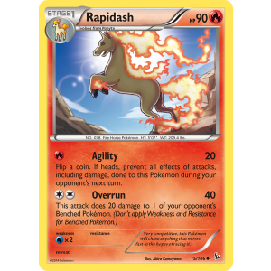 Rapidash 15/106 Pokemon TCG XY Flashfire