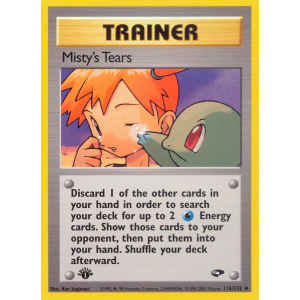 Misty's Tears 118/132 Pokemon TCG Gym Gym Challenge