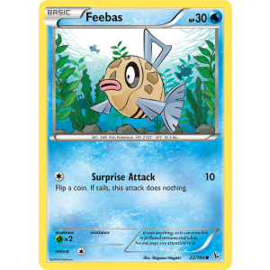 Feebas 22/106 Pokemon TCG XY Flashfire