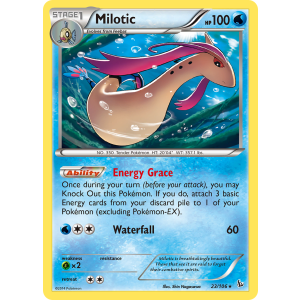 Rare Holo Milotic 23/106 Pokemon TCG XY Flashfire