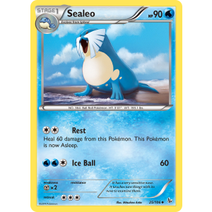 Sealeo 25/106 Pokemon TCG XY Flashfire