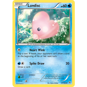 Luvdisc 27/106 Pokemon TCG XY Flashfire