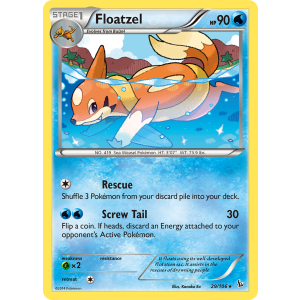 Floatzel 29/106 Pokemon TCG XY Flashfire