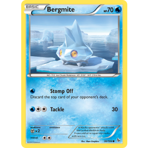 Bergmite 30/106 Pokemon TCG XY Flashfire