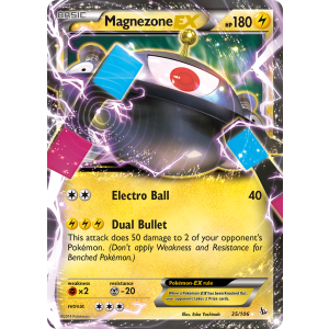 Rare Holo EX Magnezone-EX 35/106 Pokemon TCG XY Flashfire