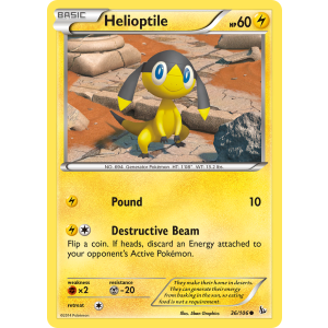 Helioptile 36/106 Pokemon TCG XY Flashfire