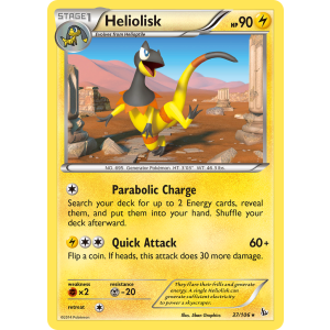 Heliolisk 37/106 Pokemon TCG XY Flashfire