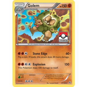 Golem 47/106 Pokemon TCG XY Flashfire