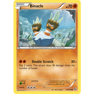 Binacle 48/106 Pokemon TCG XY Flashfire