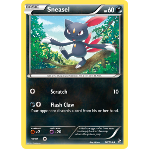 Sneasel 50/106 Pokemon TCG XY Flashfire