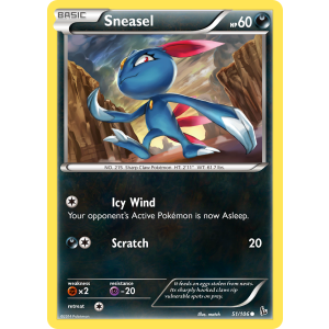 Sneasel 51/106 Pokemon TCG XY Flashfire