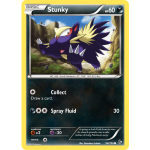 Stunky 54/106 Pokemon TCG XY Flashfire