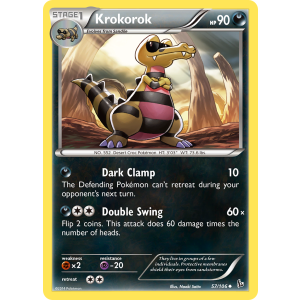 Krokorok 57/106 Pokemon TCG XY Flashfire