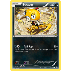 Scraggy 58/106 Pokemon TCG XY Flashfire