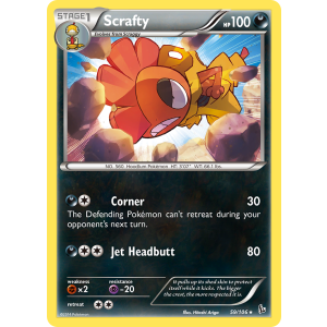 Scrafty 59/106 Pokemon TCG XY Flashfire