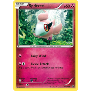 Spritzee 67/106 Pokemon TCG XY Flashfire