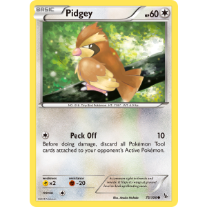 Pidgey 75/106 Pokemon TCG XY Flashfire