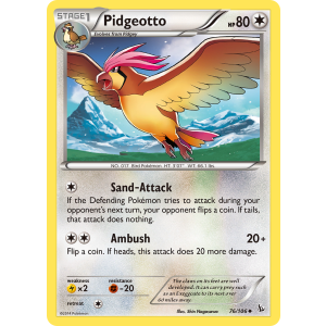 Pidgeotto 76/106 Pokemon TCG XY Flashfire