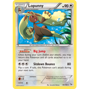 Lopunny 85/106 Pokemon TCG XY Flashfire