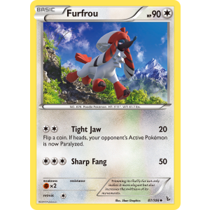 Furfrou 87/106 Pokemon TCG XY Flashfire