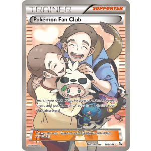 Rare Ultra Pokémon Fan Club 106/106 Pokemon TCG XY Flashfire