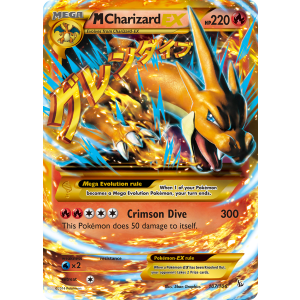 Rare Secret M Charizard-EX 107/106 Pokemon TCG XY Flashfire