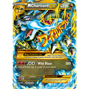 Rare Secret M Charizard-EX 108/106 Pokemon TCG XY Flashfire