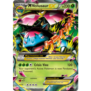 Rare Holo EX M Venusaur-EX 2/146 Pokemon TCG XY XY