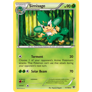 Simisage 11/146 Pokemon TCG XY XY