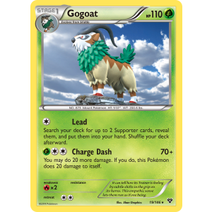 Rare Holo Gogoat 19/146 Pokemon TCG XY XY