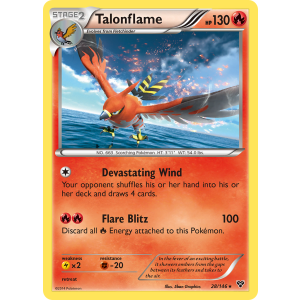 Rare Holo Talonflame 28/146 Pokemon TCG XY XY