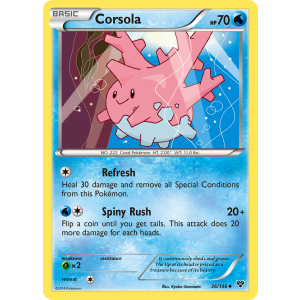 Corsola 36/146 Pokemon TCG XY XY