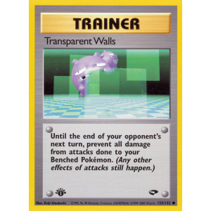 Transparent Walls 125/132 Pokemon TCG Gym Gym Challenge