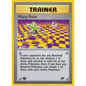 Warp Point 126/132 Pokemon TCG Gym Gym Challenge