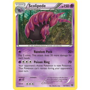 Scolipede 53/146 Pokemon TCG XY XY