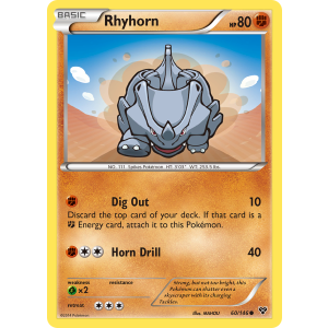 Rhyhorn 60/146 Pokemon TCG XY XY