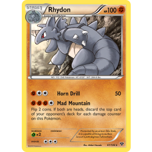 Rhydon 61/146 Pokemon TCG XY XY