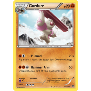 Gurdurr 66/146 Pokemon TCG XY XY