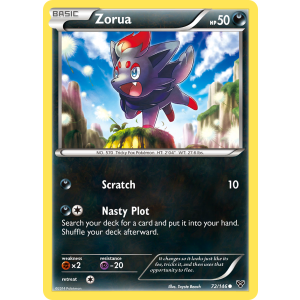 Zorua 72/146 Pokemon TCG XY XY