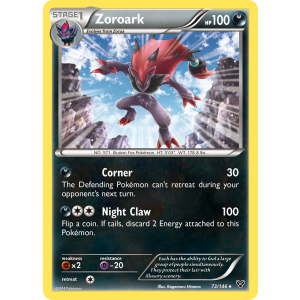 Rare Holo Zoroark 73/146 Pokemon TCG XY XY