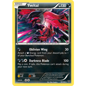 Yveltal 78/146 Pokemon TCG XY XY