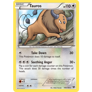 Tauros 100/146 Pokemon TCG XY XY