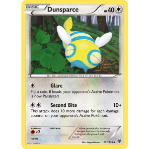 Dunsparce 101/146 Pokemon TCG XY XY