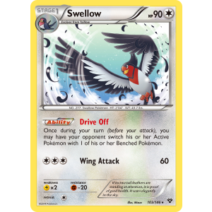 Swellow 103/146 Pokemon TCG XY XY