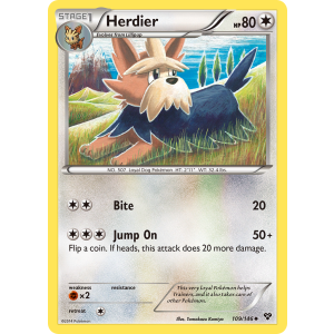 Herdier 109/146 Pokemon TCG XY XY