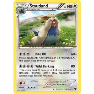 Stoutland 110/146 Pokemon TCG XY XY