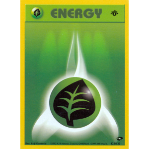  Grass Energy 129/132 Pokemon TCG Gym Gym Challenge