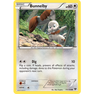 Bunnelby 111/146 Pokemon TCG XY XY