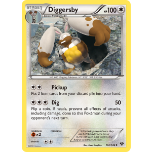 Diggersby 112/146 Pokemon TCG XY XY