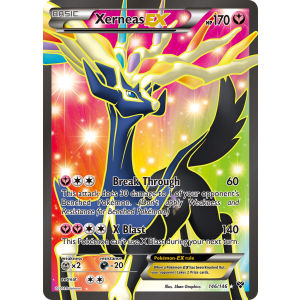 Rare Ultra Xerneas-EX 146/146 Pokemon TCG XY XY